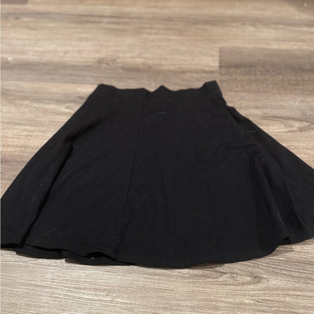 Charlotte Russe Black Skater Skirt